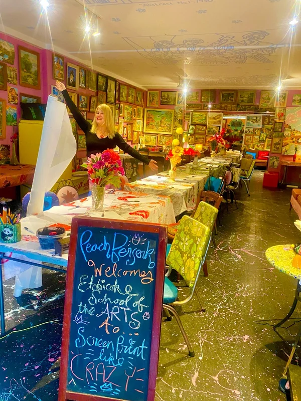 Peach Berserk's FAMOUS FULL-DAY Silkscreen Workshop!